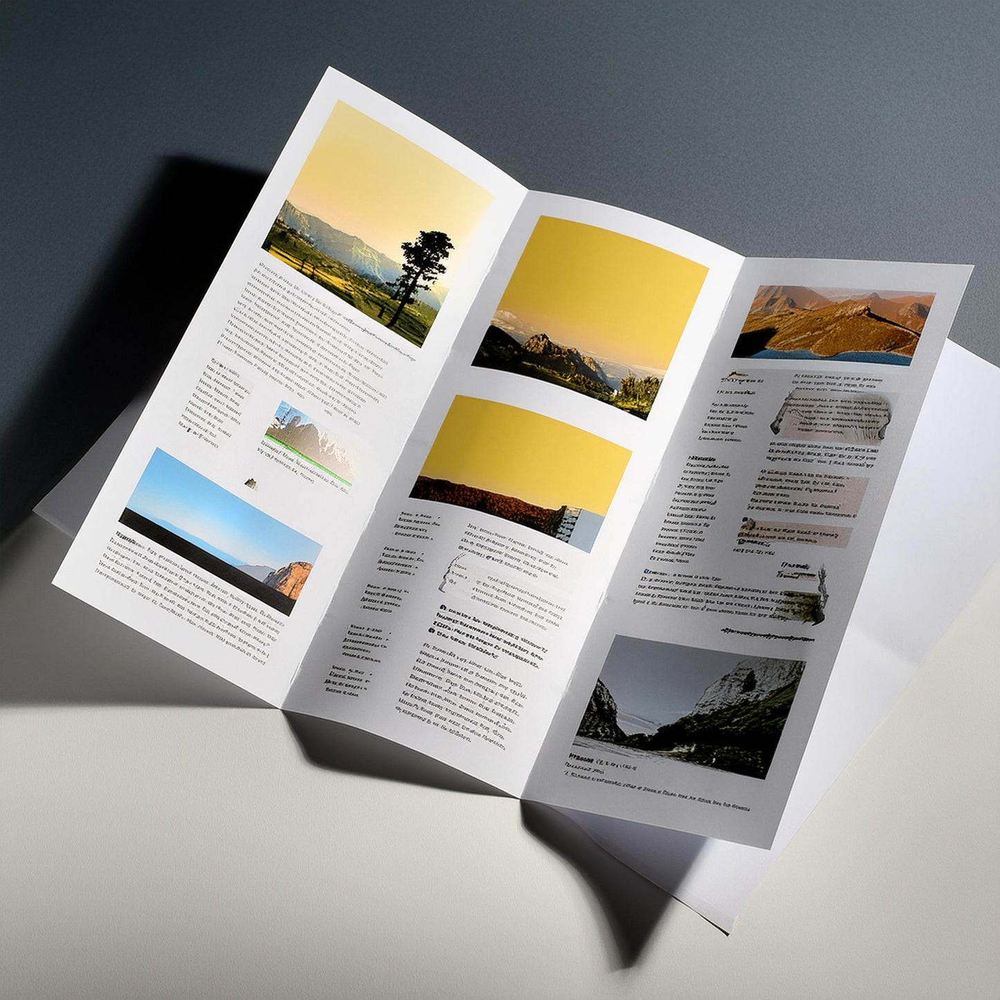 Brochures with Free Folding