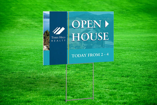 18" X 24" Next Day - Yard Signs - Color Front Side Only